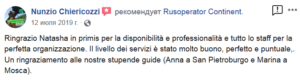 Recensione del tour delle splendide capitali russe Mosca e San Pietroburgo