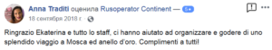 Recensione del tour in Russia