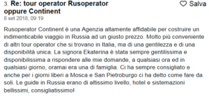 Recensione del Tour Mosca San Pietroburgo